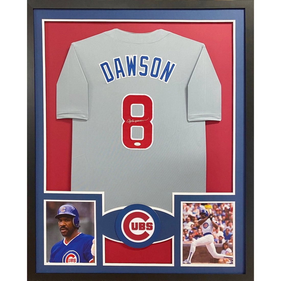 Andre Dawson Autographed Framed Jersey JSA Certified Chicago Cubs (1 of 3)