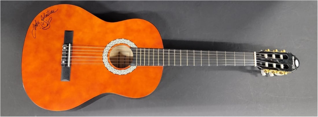 John Sebastian Lovin' Spoonful Signed Mini Guitar JSA Authenticated: John Sebastian Lovin' Spoonful Signed Mini Guitar JSA Authenticated This is a pre-owned mini guitar autographed by John Sebastian, the legendary musician from the Lovin' Spoonful. The signature has be