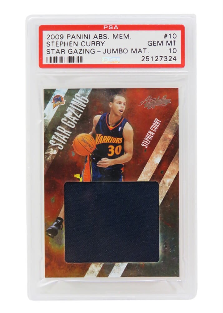 Stephen Curry 2009 Panini Absolute Memorabilia RC #24/25 PSA 10 Gem Mint 1/1: Stephen Curry 2009 Panini Absolute Memorabilia RC #24/25 PSA 10 Gem Mint 1/1 This is a rare Stephen Curry 2009 Panini Absolute Memorabilia #10 rookie card, serial numbered #24/25. It has been graded G