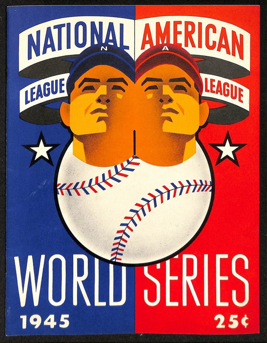 Baseball Program 1945 World Series Chicago Cubs Versus Detroit Tigers Original (1 of 8)