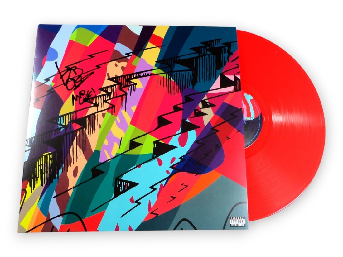 Kid Cudi Autographed Album Cover Insano Mad Love JSA Certified: Kid Cudi Autographed Album Cover Insano Mad Love JSA Certified This Kid Cudi autographed record album cover features the iconic artwork from 'Insano' and is authenticated by James Spence Authenticatio