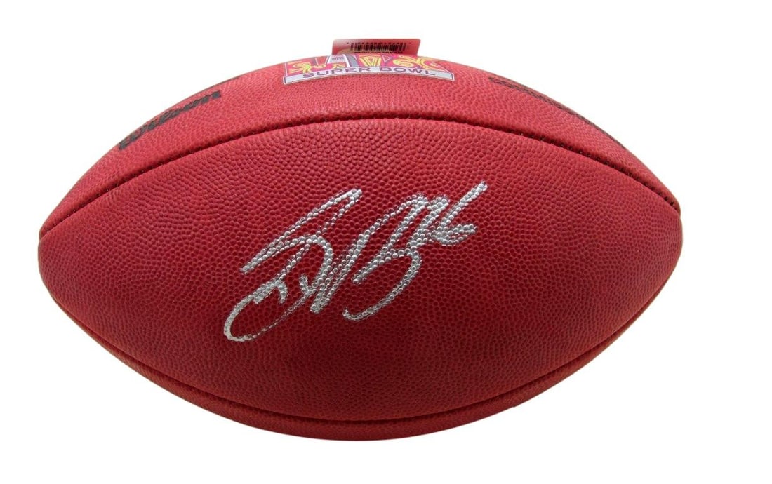 PSA DNA authenticated Saquon Barkley signed Eagles Super Bowl 59 football: PSA DNA authenticated Saquon Barkley signed Eagles Super Bowl 59 football This Wilson NFL "The Duke" football commemorates Super Bowl 59 and features the authentic signature of Saquon Barkley. The bal