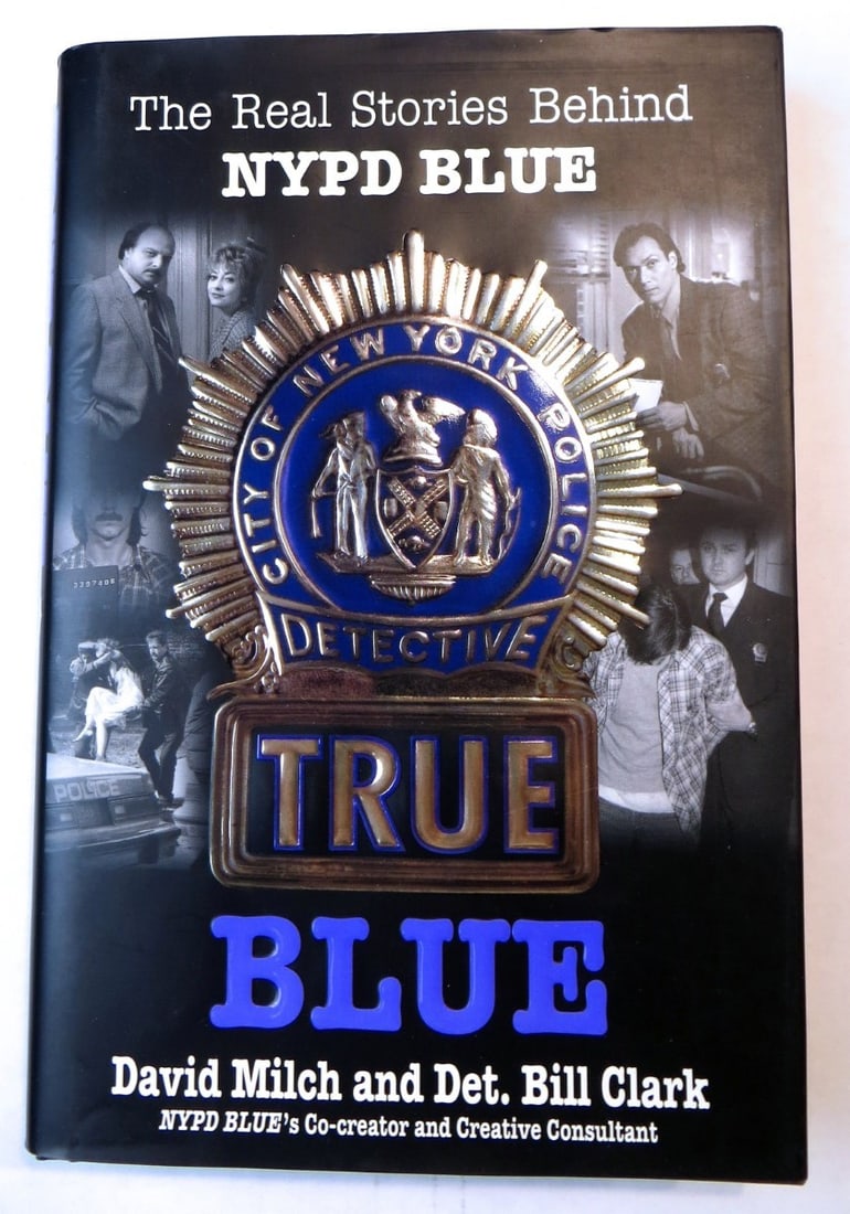 Autographed NYPD Blue book Global Authentics cast signatures (1 of 4)