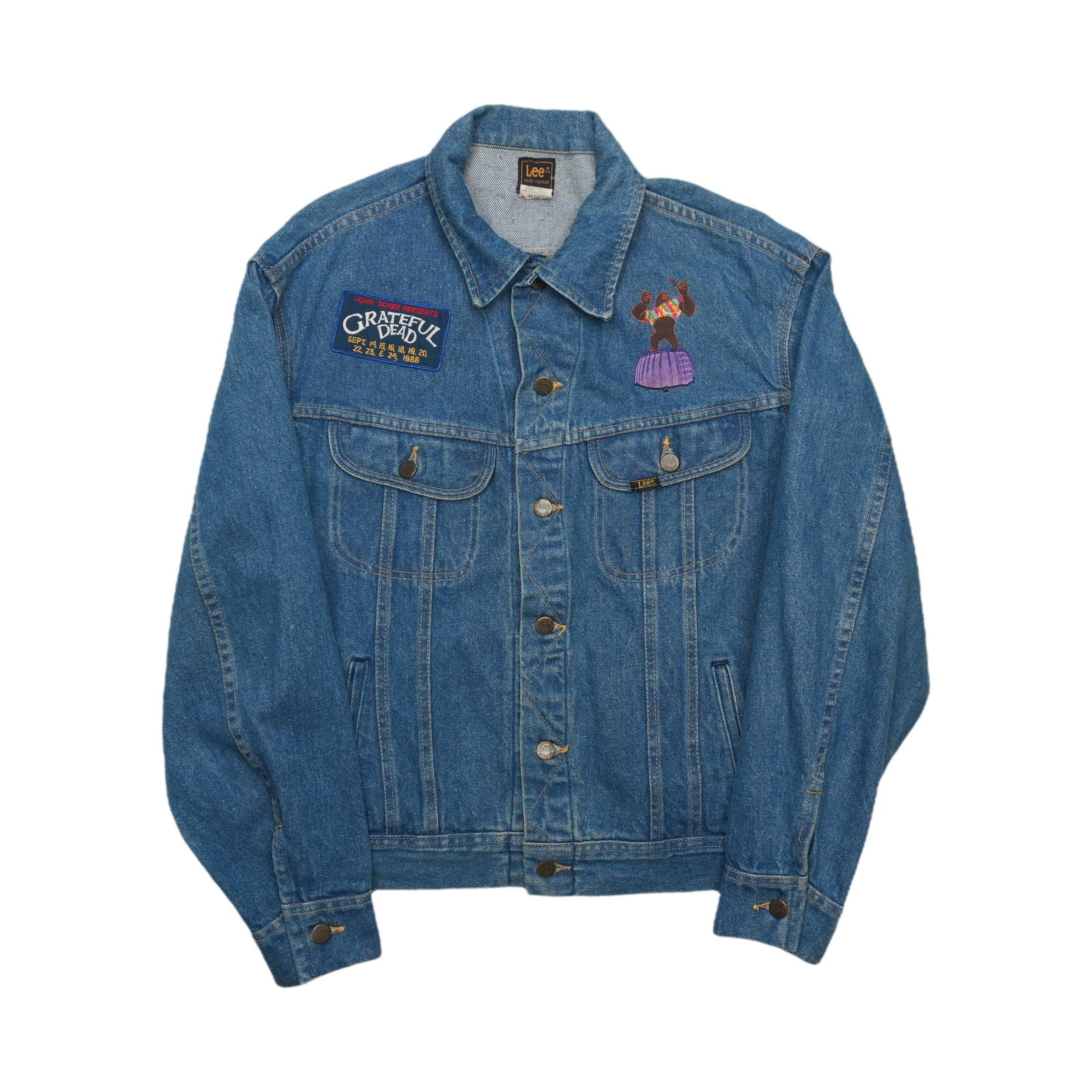 Vintage 1988 Grateful Dead blue cotton crew jacket (1 of 4)