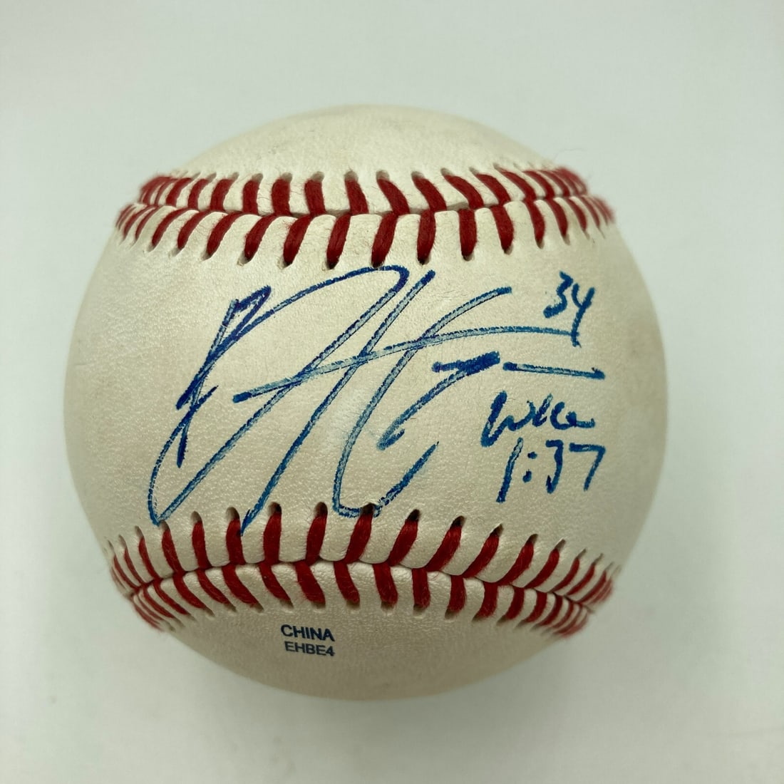 2011 Bryce Harper Pre Rookie Signed Game Used Baseball JSA Authenticated (1 of 4)