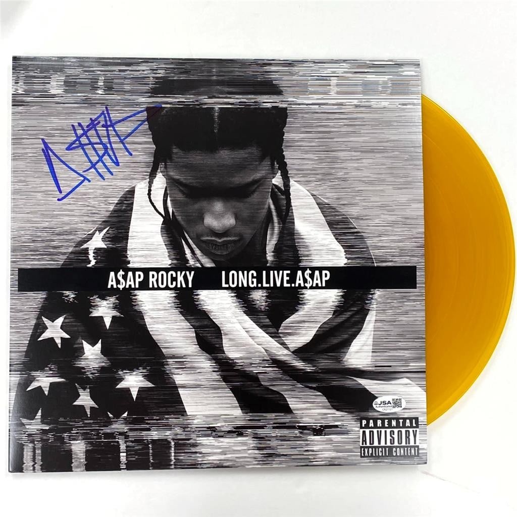 Long. Live. ASAP LP signed by A$AP Rocky JSA authenticated (1 of 6)