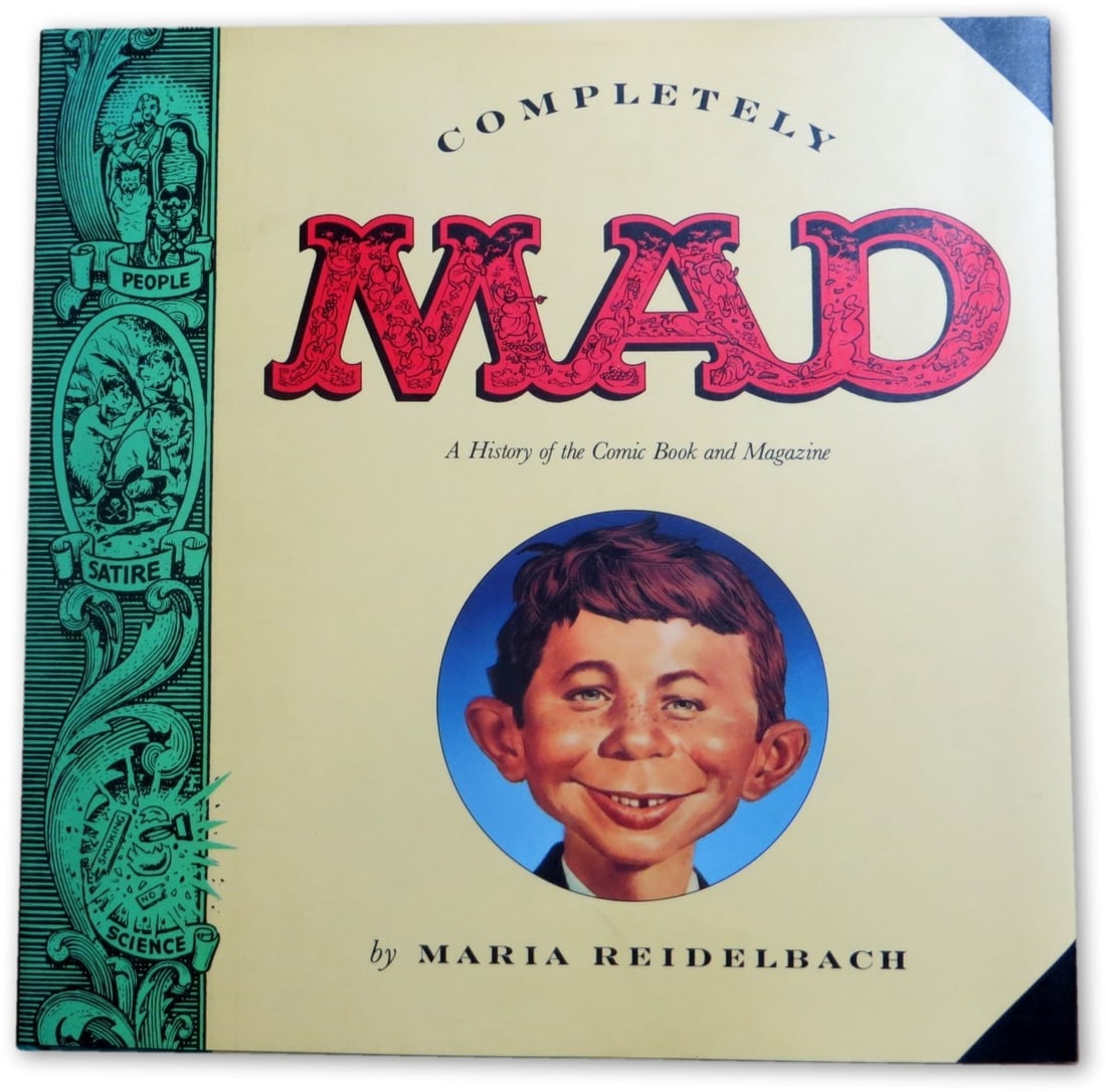Hardcover MAD Magazine Book Signed by Meglin Gaines Ficarra Brenner JSA Authenticated: Hardcover MAD Magazine Book Signed by Meglin Gaines Ficarra Brenner JSA Authenticated This is a pre-owned hardcover book related to MAD Magazine, autographed by Nick Meglin, Bill Gaines, John Ficarra,