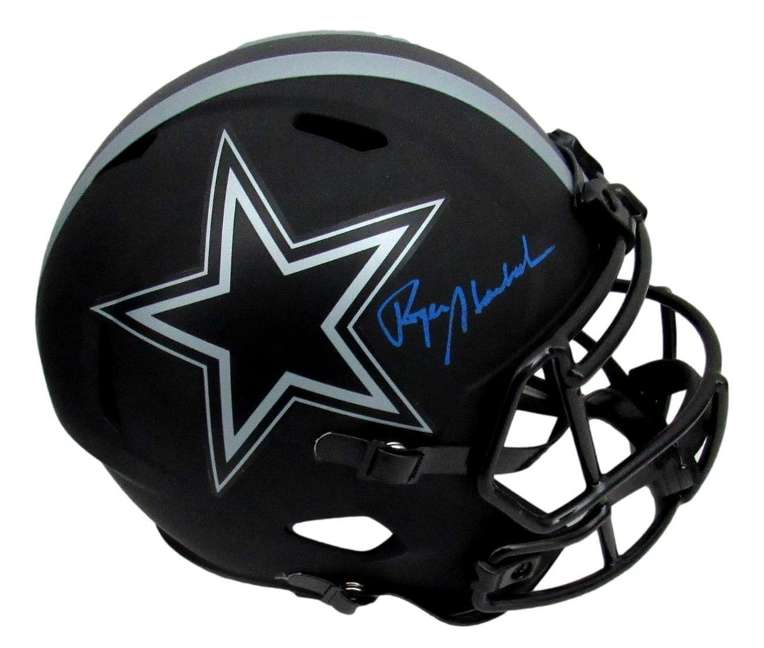 Roger Staubach Signed Eclipse Full Size Cowboys Helmet Beckett Authenticated (1 of 6)