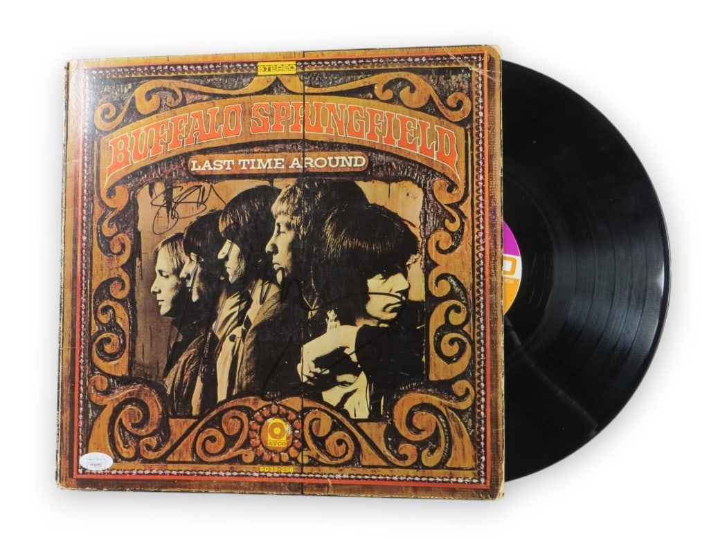 Neil Young Stephen Stills Autographed Album Cover JSA Certified Buffalo Springfield (1 of 3)