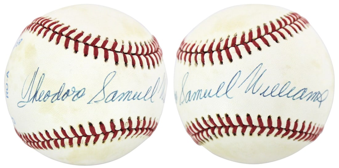 Ted Williams autographed OAL baseball PSA DNA COA E67402: Ted Williams autographed OAL baseball PSA DNA COA E67402 This is an original Official American League (OAL) baseball personally signed by Ted "Theodore Samuel" Williams. The autograph has been authent