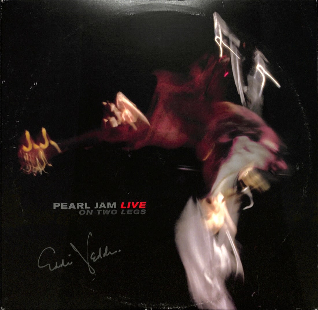 Pearl Jam Live On Two Legs Album Autographed by Eddie Vedder Beckett LOA (1 of 1)