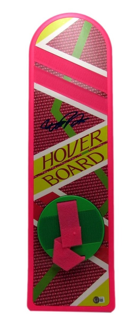 Autographed Back to the Future Hoverboard by Michael J Fox Beckett 174219 (1 of 4)
