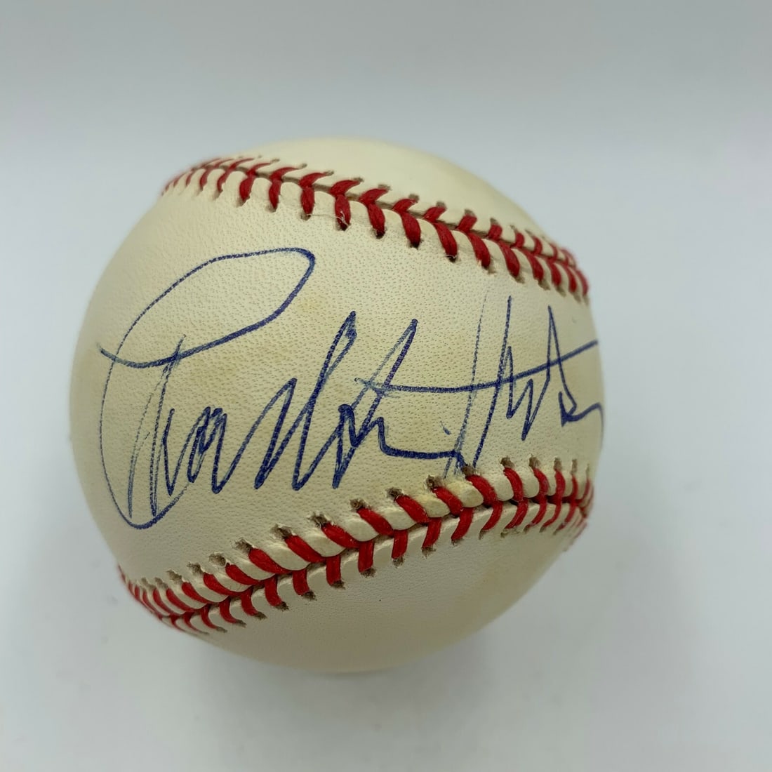 Charlton Heston Signed American League Baseball PSA DNA COA (1 of 4)