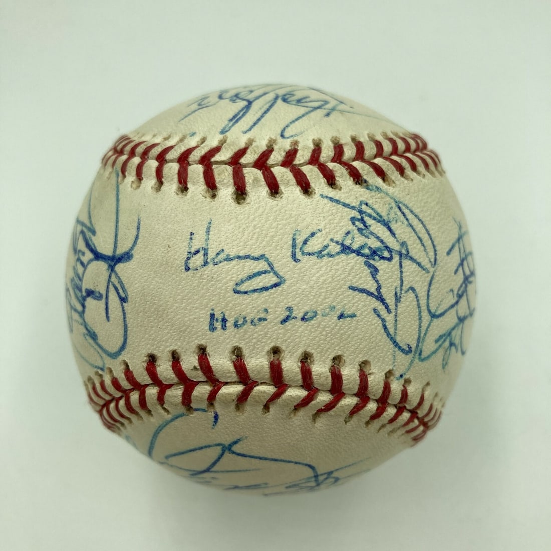 2007 Phillies Team Signed Baseball Harry Kalas Ryan Howard JSA Authenticated: 2007 Phillies Team Signed Baseball Harry Kalas Ryan Howard JSA Authenticated Celebrate the 2007 Philadelphia Phillies with this authentic team-signed baseball featuring notable signatures from Harry K