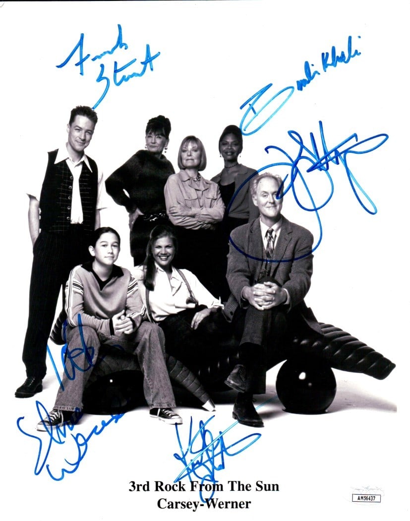 8x10 Photograph Signed by 3rd Rock from the Sun Cast JSA Authenticated (1 of 2)