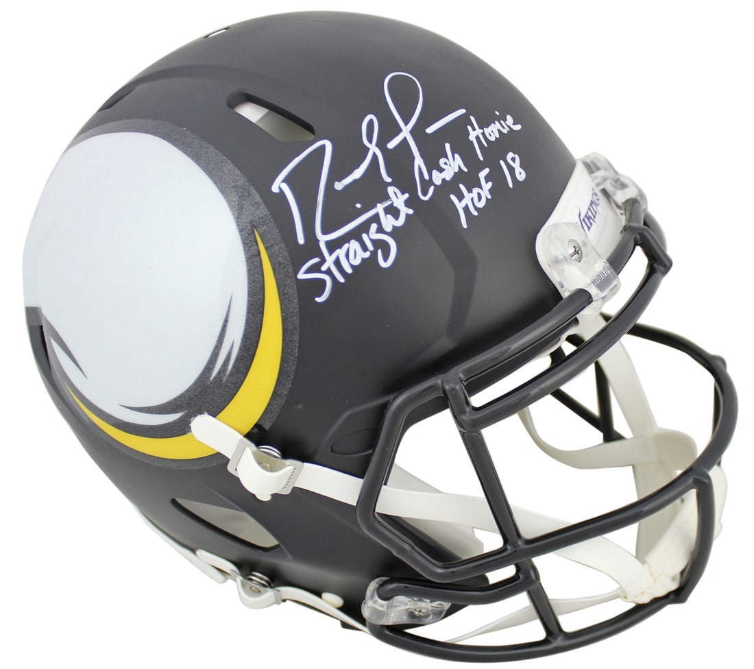 Randy Moss Signed Vikings Proline Speed Helmet HOF 18 BAS COA (1 of 7)