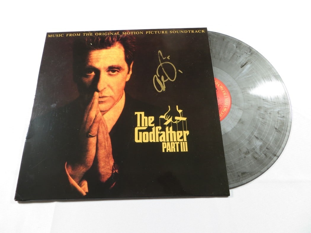 Al Pacino Autographed The Godfather III Album Cover Beckett Authenticated: Al Pacino Autographed The Godfather III Album Cover Beckett Authenticated This is an original autographed record album cover of 'The Godfather III' signed by the legendary actor Al Pacino. The autogra