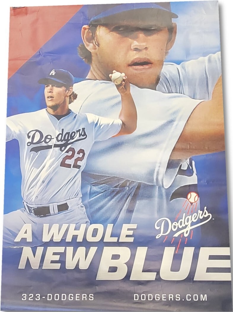Clayton Kershaw Huge 48x71 Los Angeles Dodgers Poster: Clayton Kershaw Huge 48x71 Los Angeles Dodgers Poster This impressive Clayton Kershaw poster measures 48x71 inches and features the iconic Los Angeles Dodgers pitcher in vibrant detail. Perfect for an