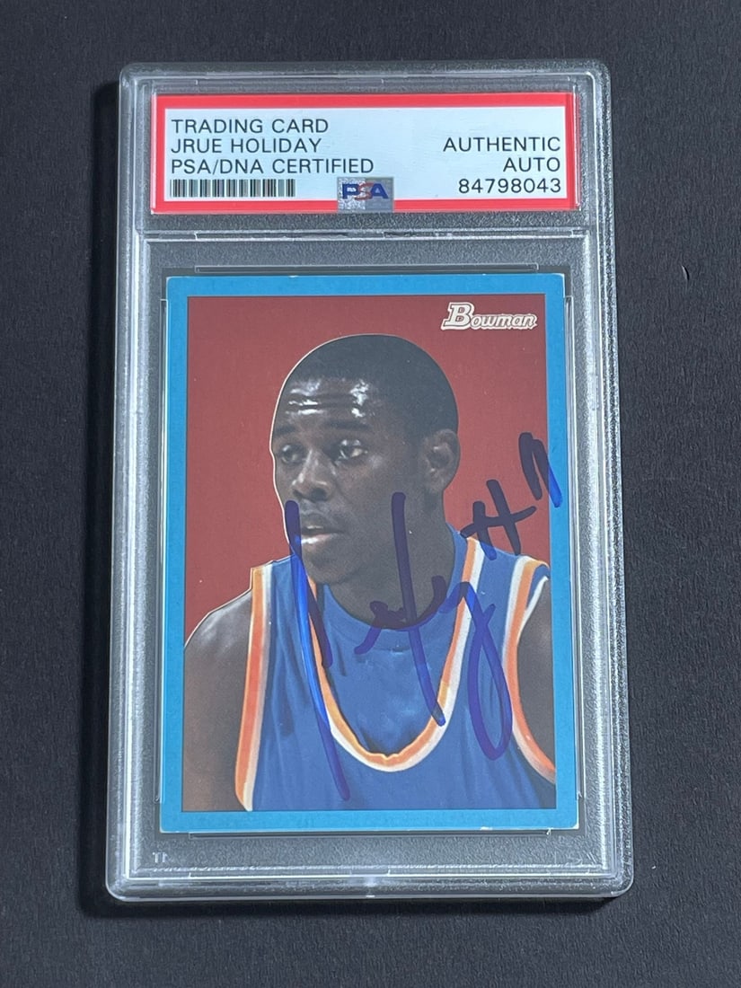 PSA slabbed Jrue Holiday 2009-10 Bowman rookie card #112 (1 of 2)