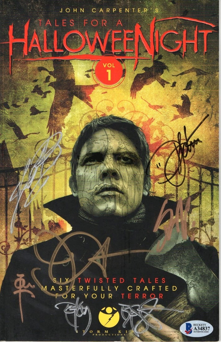JSA Authenticated Tales for a Halloweenight Comic Book Signed by 8 (1 of 3)