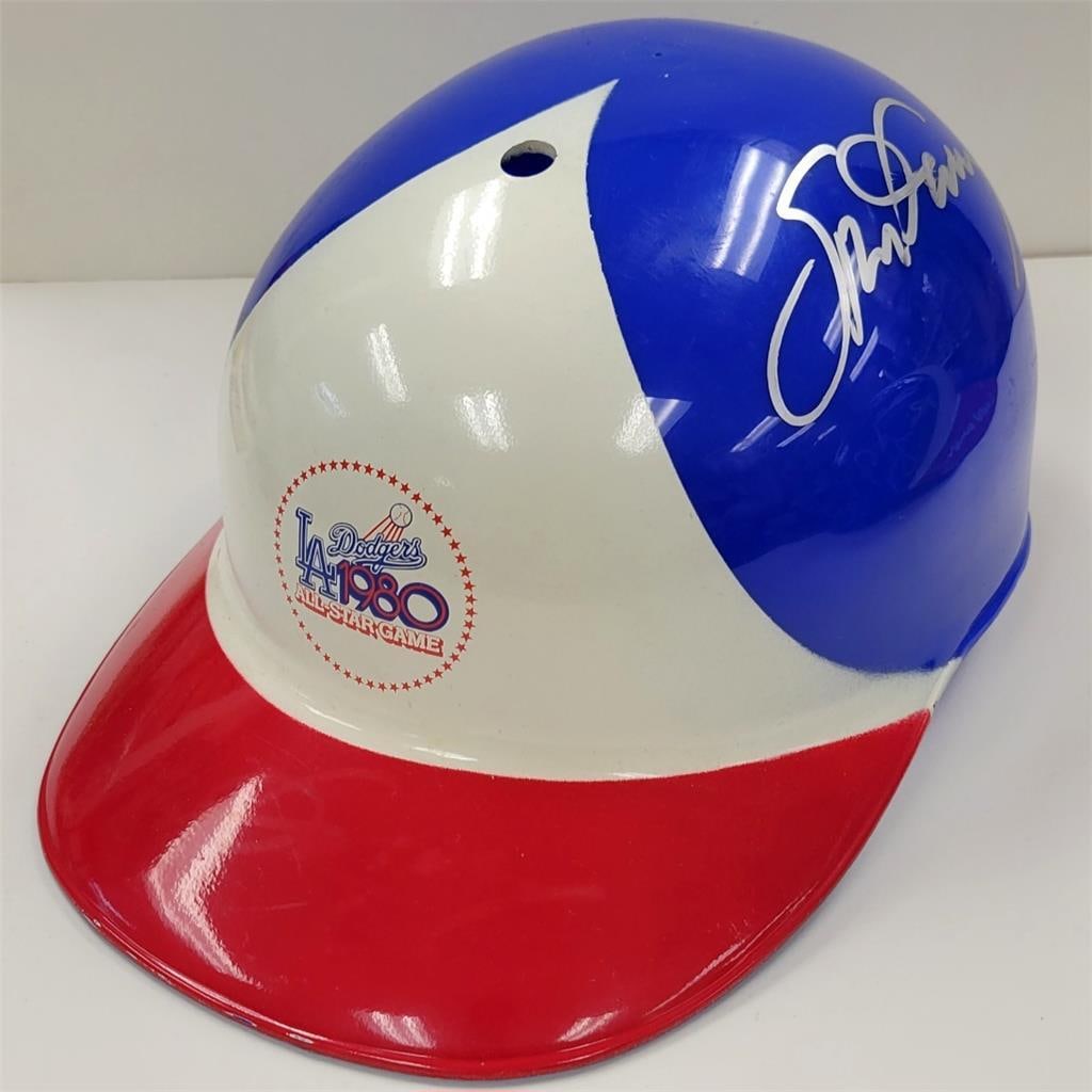 1980 Dodgers All-Star Signed Helmet Garvey Russell Lopes BAS Certified: 1980 Dodgers All-Star Signed Helmet Garvey Russell Lopes BAS Certified Own a piece of baseball history with this rare 1980 Los Angeles Dodgers All-Star helmet featuring the authentic signatures of leg