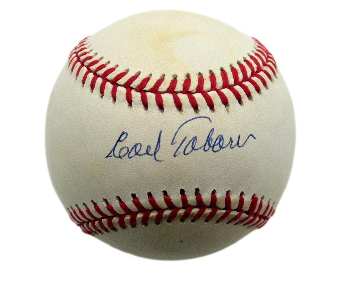 Earl Mickey Taborn Signed OAL Baseball Kansas City Monarchs PSA/DNA Authenticated: Earl Mickey Taborn Signed OAL Baseball Kansas City Monarchs PSA/DNA Authenticated This is an Earl "Mickey" Taborn signed OAL baseball, representing the Kansas City Monarchs of the Negro League from 19