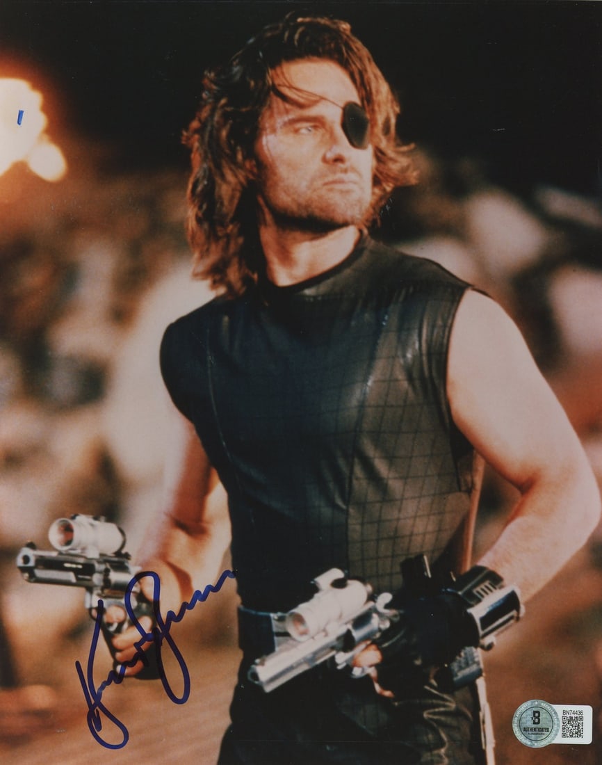 Beckett Authenticated Kurt Russell 8x10 Signed Photo Escape from New York (1 of 3)