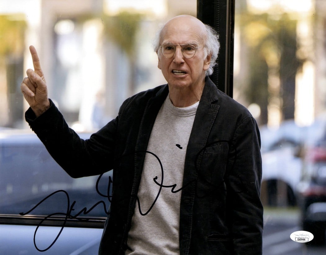 Larry David Autographed 11x14 Photo Curb Your Enthusiasm JSA Authenticated (1 of 2)