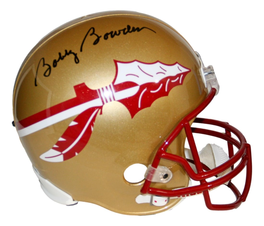 Florida State Seminoles Full Size Helmet Signed by Bobby Bowden PSA Authenticated (1 of 5)
