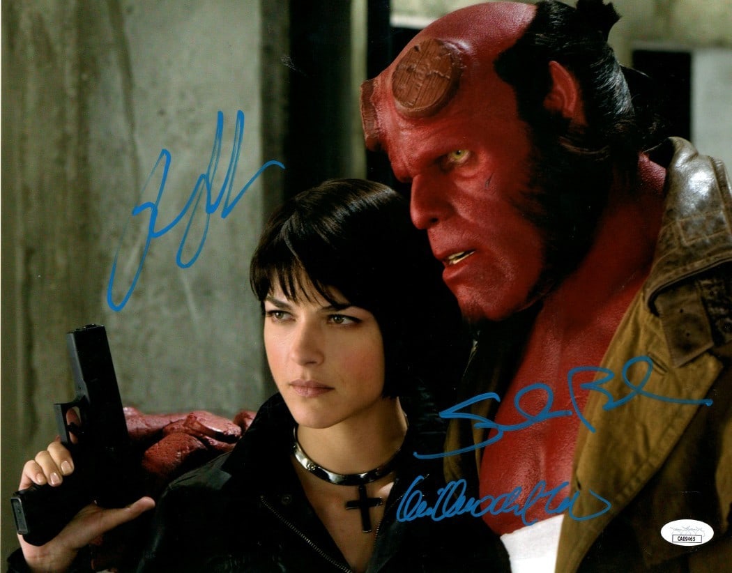 Hellboy Multi Signed 11x14 Photo by Perlman Blair Del Toro JSA (1 of 2)