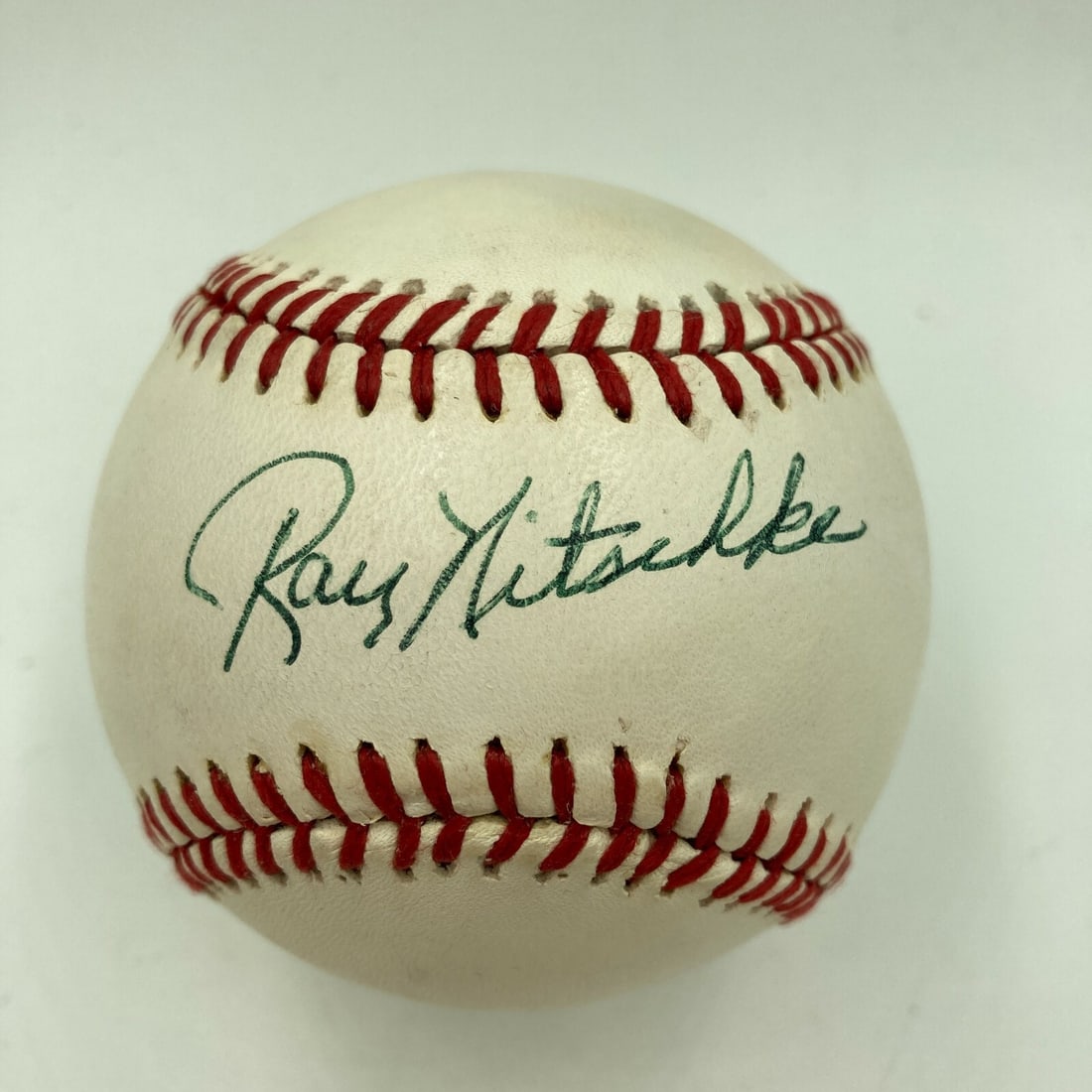 Ray Nitschke Signed Official National League Baseball with JSA COA: Ray Nitschke Signed Official National League Baseball with JSA COA Own a piece of baseball history with this signed official National League baseball by Ray Nitschke. Featuring authentication from Jam