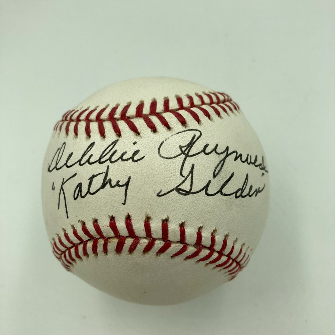 Debbie Reynolds Signed Baseball Inscribed Kathy Selden JSA COA Singin' in the Rain (1 of 6)