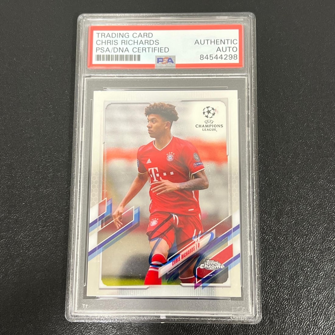 2021 Topps Soccer #22 Chris Richards Signed PSA/DNA Card FC Bayern (1 of 2)