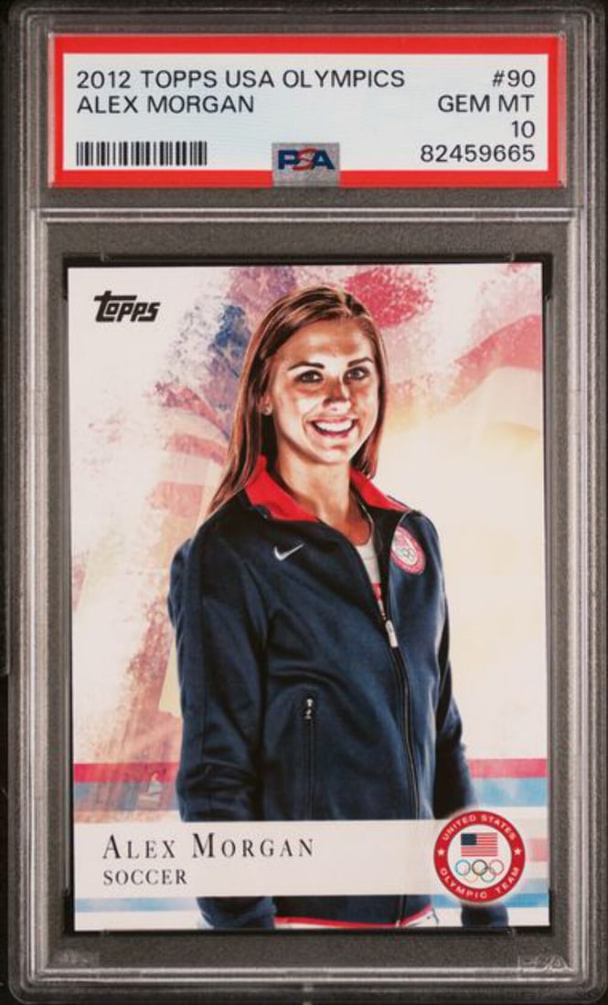 2012 Topps USA Olympics Alex Morgan Rookie Soccer Card PSA 10 Gem (1 of 2)
