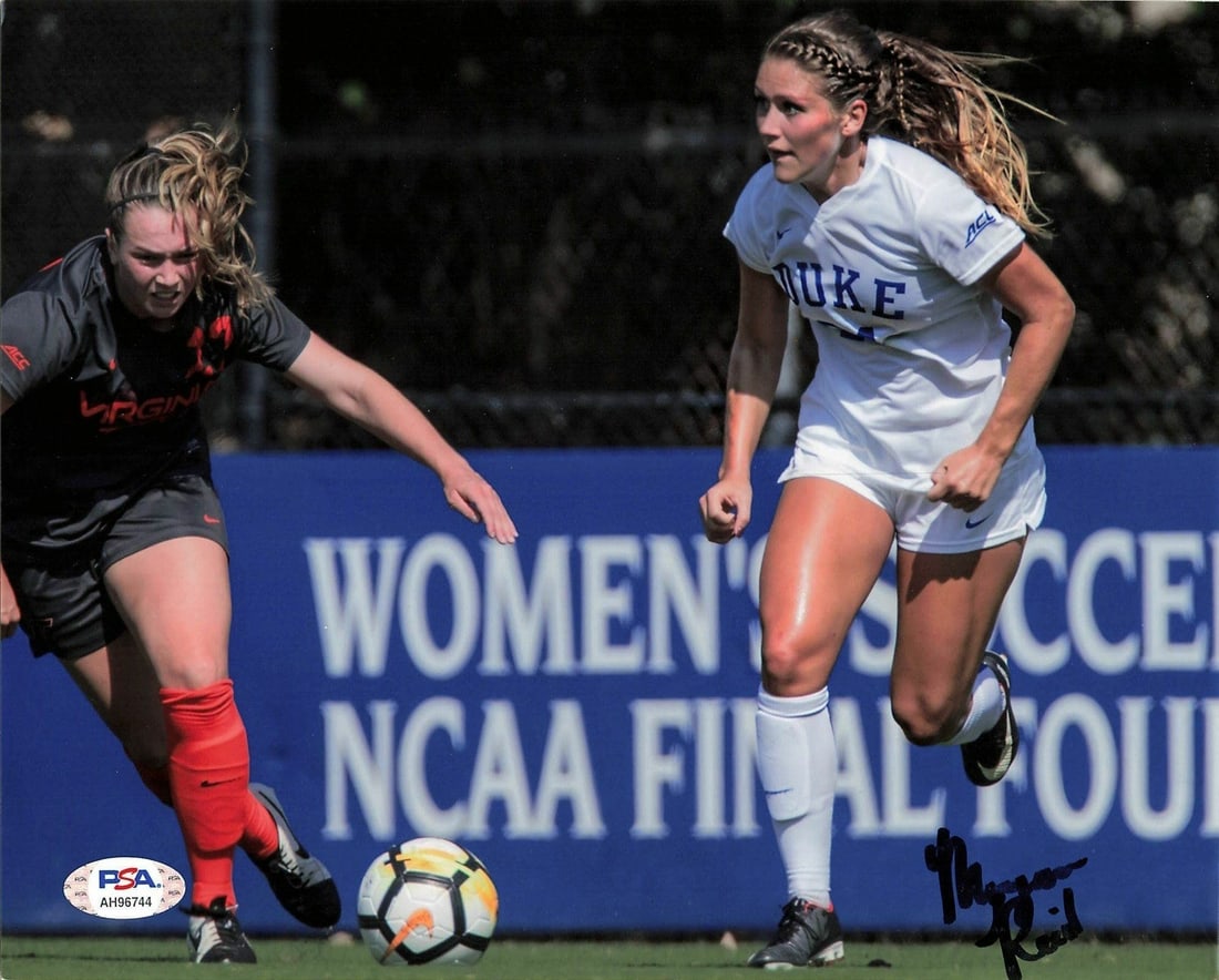 Morgan Reid Autographed 8x10 Photo Duke Blue Devils PSA/DNA (1 of 1)