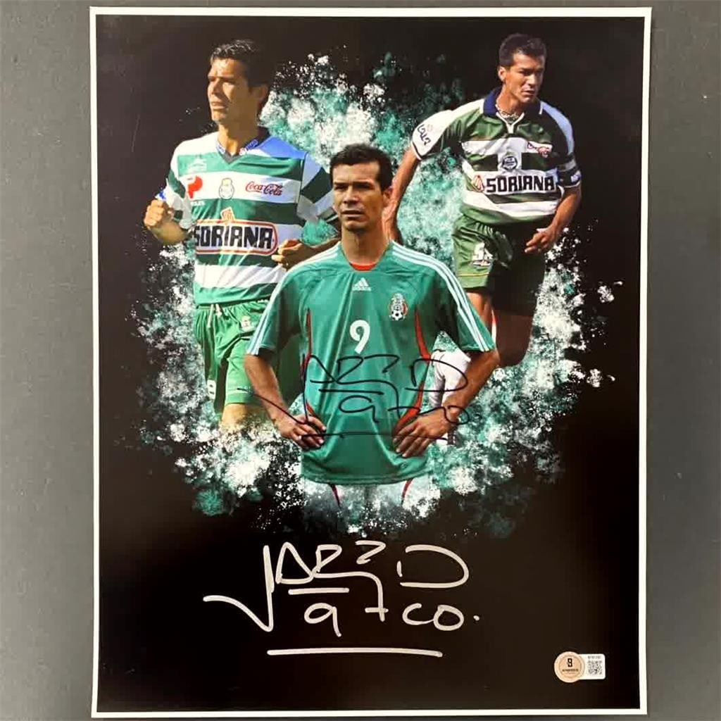 Mexico Soccer 11x14 Photo Signed Twice by Jared Borgetti Beckett Authenticated (1 of 4)