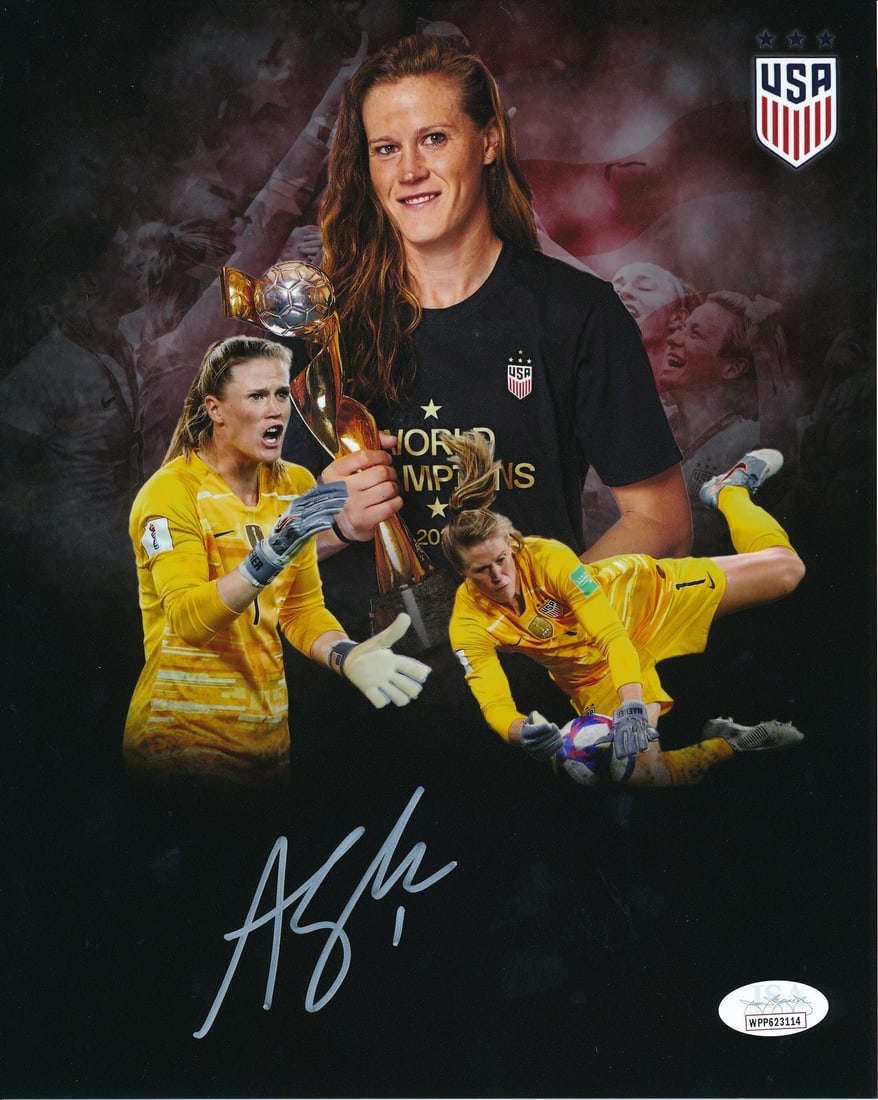 Alyssa Naeher Signed 8x10 USA Women's Soccer Photo Montage JSA Authenticated (1 of 2)