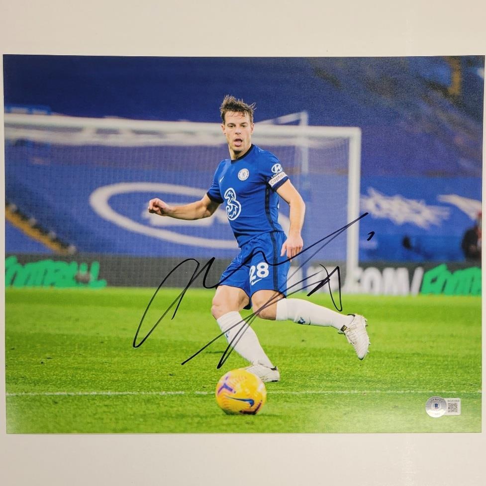 Cesar Azpilicueta Signed Chelsea FC 11x14 Photo Beckett BAS (1 of 3)