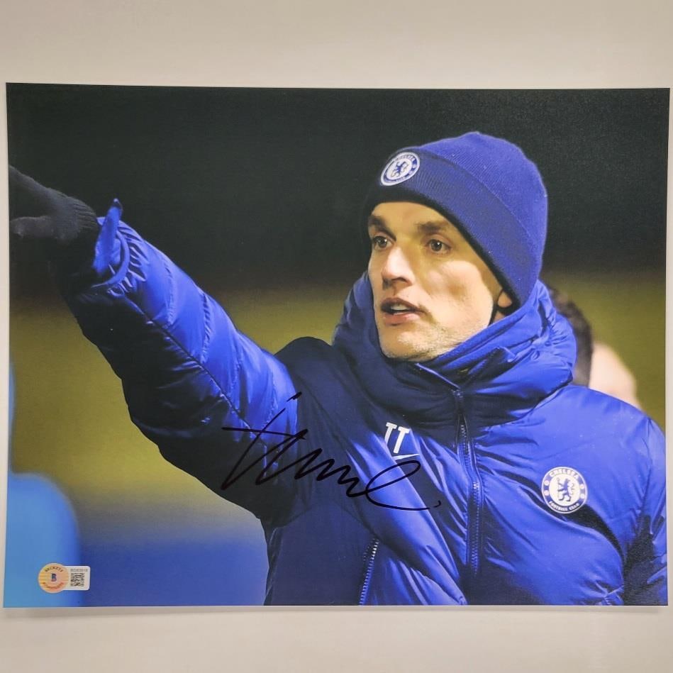 Thomas Tuchel Chelsea FC 11x14 Signed Soccer Photo Beckett Authenticated (1 of 3)