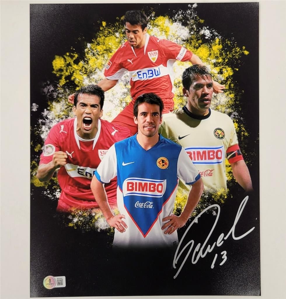 Pavel Pardo Signed 11x14 Photo Mexico Team Beckett Authenticated (1 of 3)