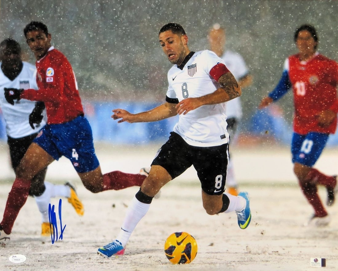 Clint Dempsey Signed 16X20 Photo Team USA Snow JSA Authenticated (1 of 2)