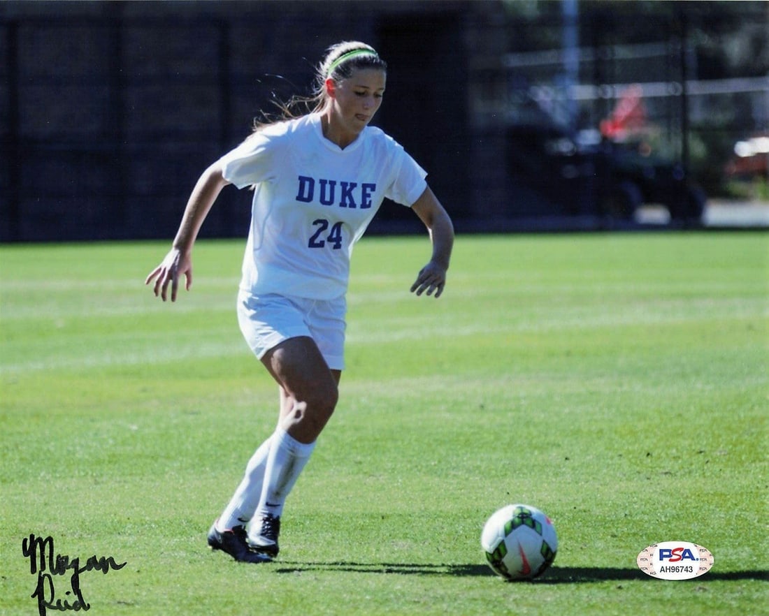 Morgan Reid Autographed 8x10 Photo PSA/DNA Duke Blue Devils (1 of 1)
