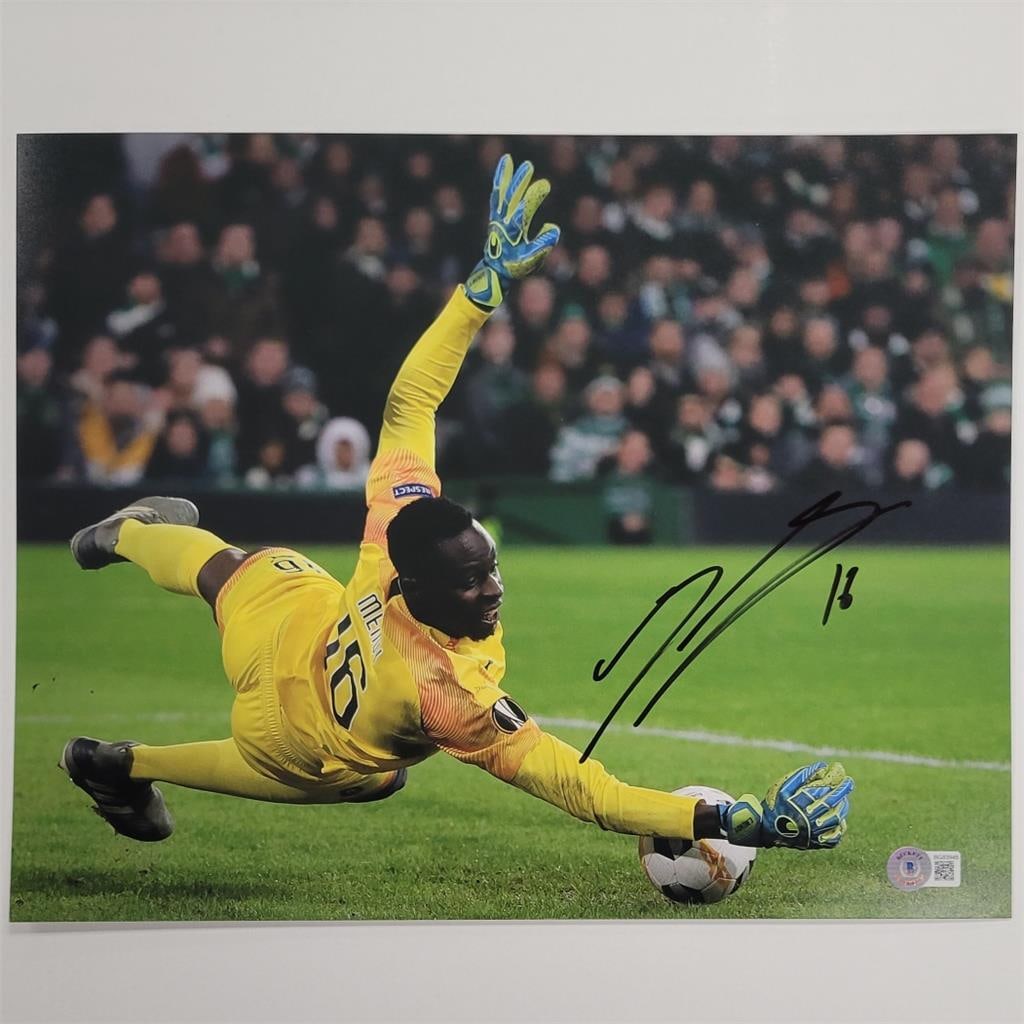 Edouard Mendy Signed Chelsea FC 11x14 Photo Beckett BAS Authenticated (1 of 3)