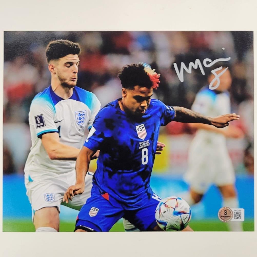 Weston McKennie Signed USMNT 8x10 Photo Authenticated by Beckett BAS (1 of 3)