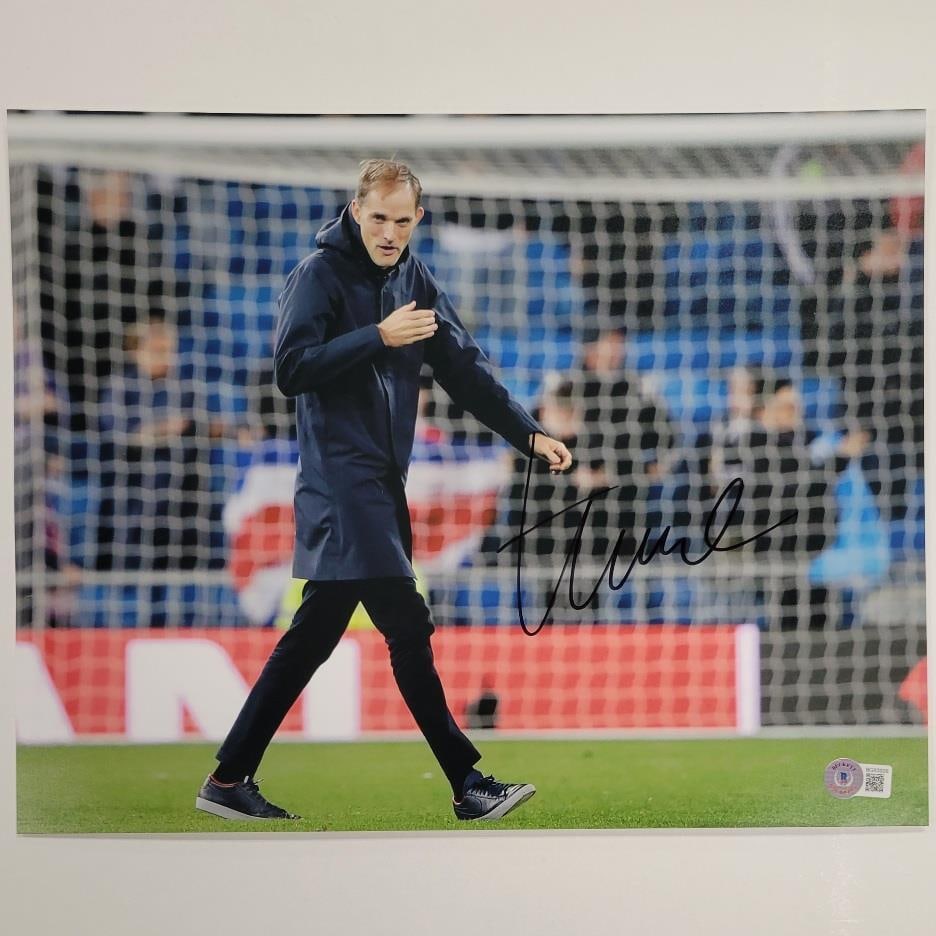 Thomas Tuchel Signed Chelsea FC 11x14 Photo Beckett BAS Certified (1 of 3)