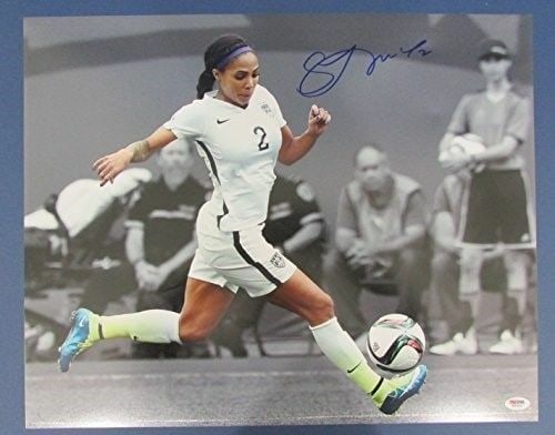 Sydney Leroux Signed 16x20 Photo Team USA Soccer PSA/DNA: Sydney Leroux Signed 16x20 Photo Team USA Soccer PSA/DNA Celebrate a pivotal moment in sports history with this original signed 16x20 photo of Sydney Leroux, a standout player from Team USA Soccer dur