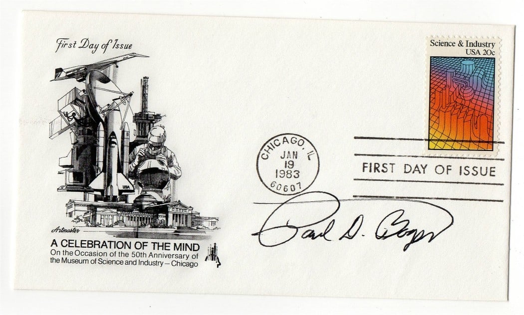 First Day Cover Signed by Paul Boyer Nobel Chemistry JSA Authenticated (1 of 3)