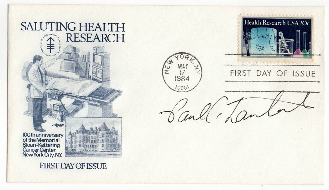 Paul Lauterbur Autographed First Day Cover Chemistry Nobel Prize JSA Certified (1 of 3)