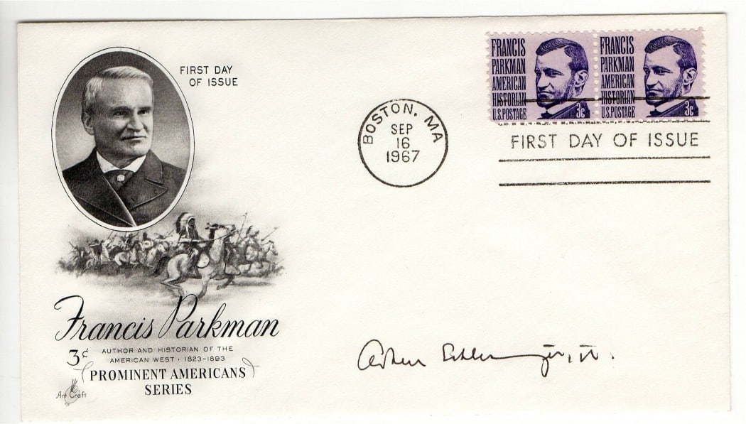 Arthur Schlesinger Jr. Autographed First Day Cover JSA Authenticated (1 of 3)