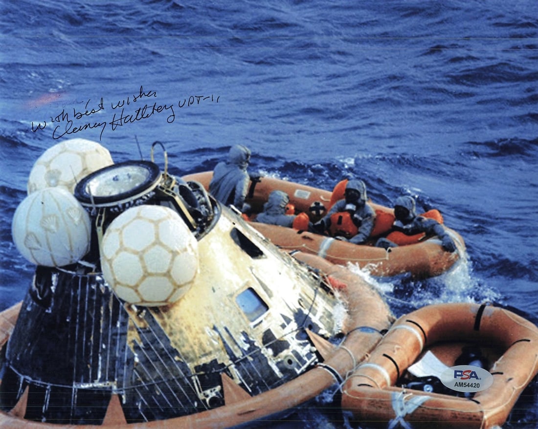 Clancy Hatleberg Signed 8x10 Photo Autographed US NAVY PSA/DNA (1 of 1)